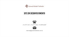 Desktop Screenshot of grandtaboaohotel.com.br