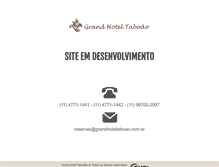 Tablet Screenshot of grandtaboaohotel.com.br